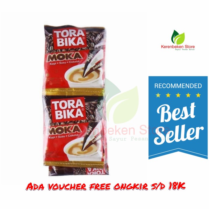 

torabika tora moka sachet kopi instan bubuk 28gr per renceng