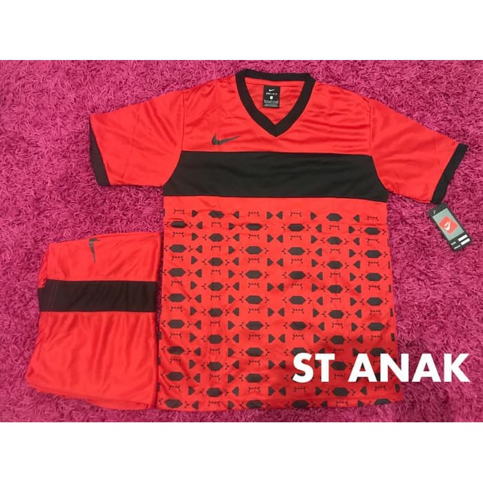 Baru Setelan Stelan Futsal Kids Anak Kecil Baju Kaos Jersey Nike Sega Murah |