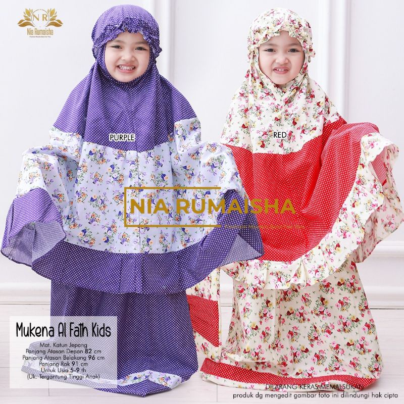 MUKENA AL FATH KIDS BY NIA RUMAISHA ORI NAURA