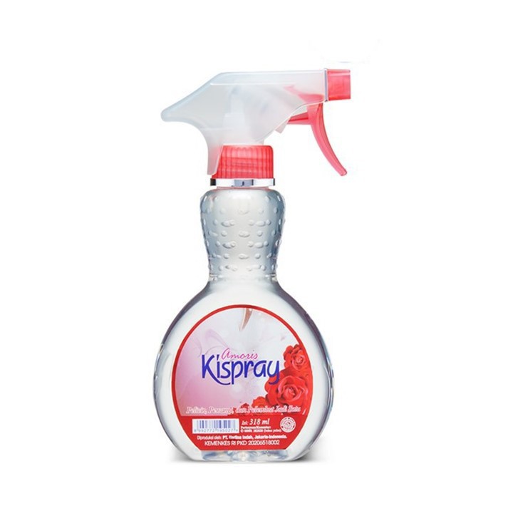 KISPRAY BOTOL AMORIS 318ML_Kispray Merah Pelicin & Pewangi Pakaian 318