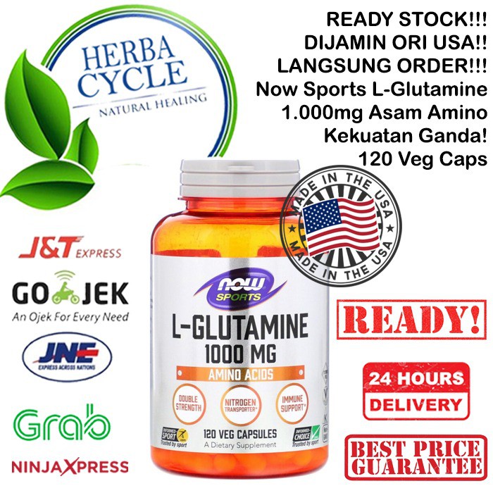 Now Foods L Glutamine Double Strength 1000 mg 120 Now Glutamin