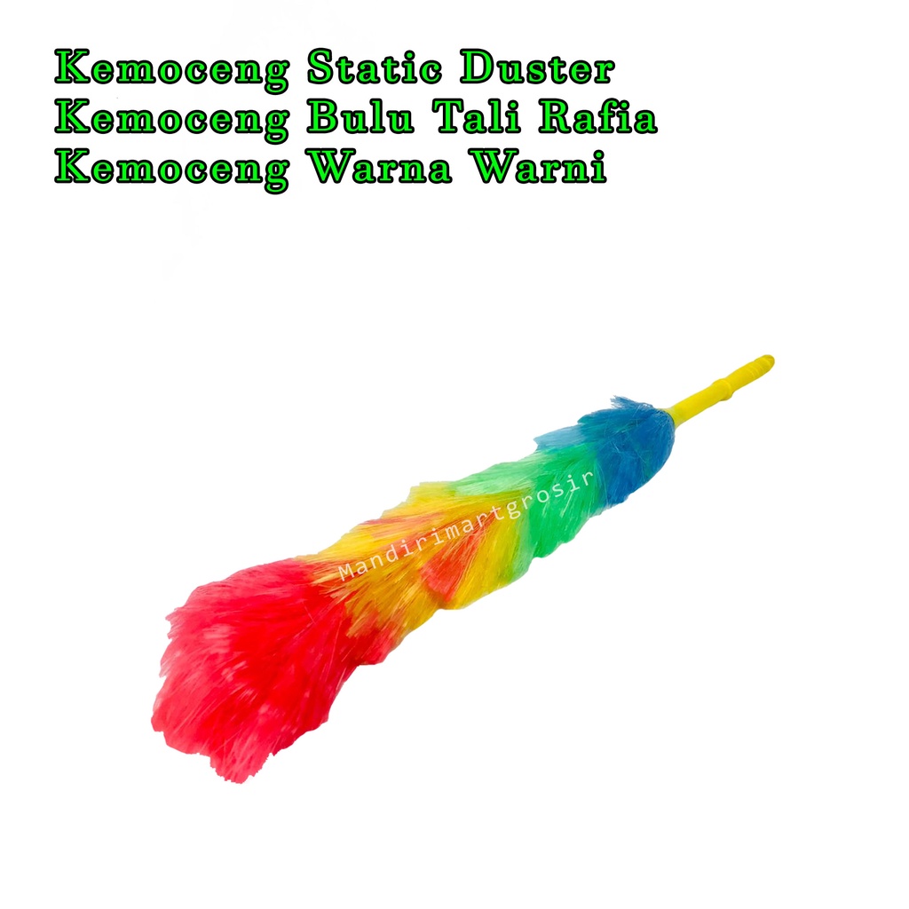 Kemoceng Bulu Warna *StaticDuster * Pembersih Debu * Uk.57x4cm