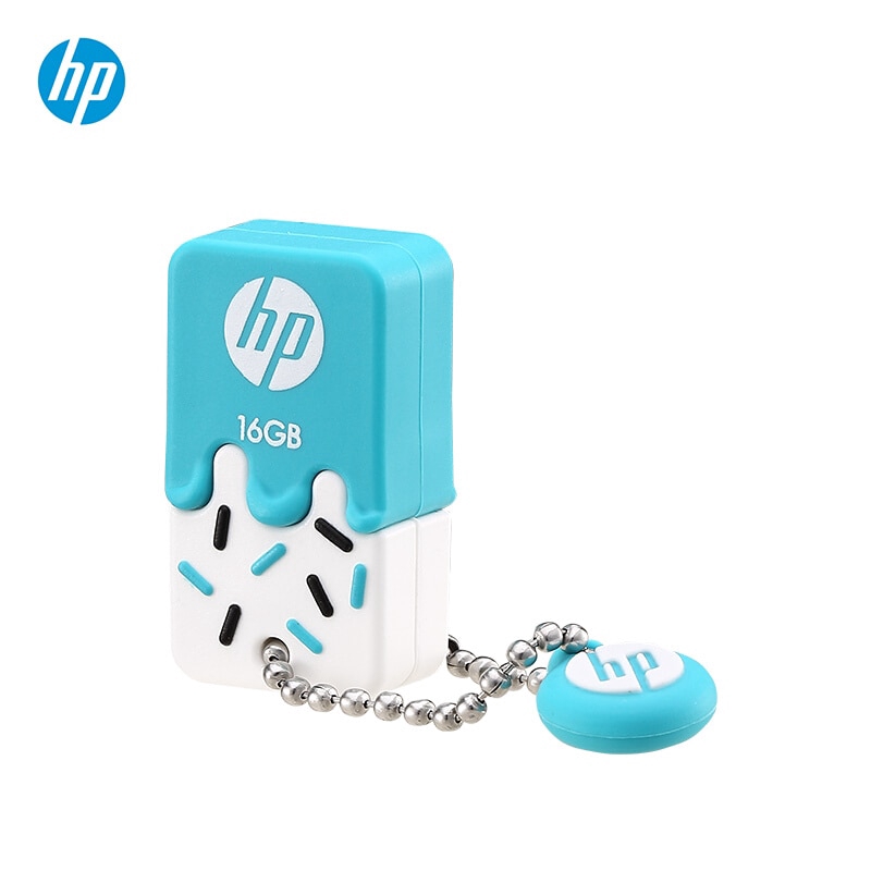 Hp Flash Disk Usb 3.0 Bentuk Es Krim Bahan Silikon Kapasitas 16gb-64gb