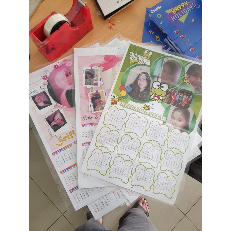 

cetak kalender a3 custom foto