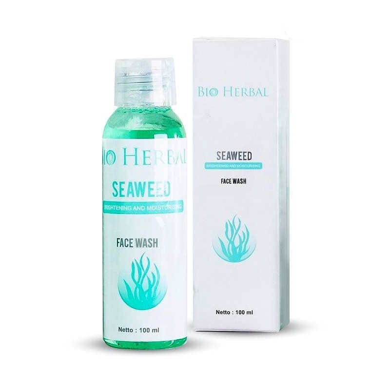 Sabun Muka Bio Herbal Seaweed Face Wash