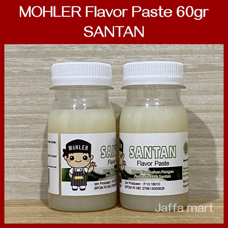 Pasta Perisa Pewarna MOHLER 60gr - SANTAN / COCONUT MILK