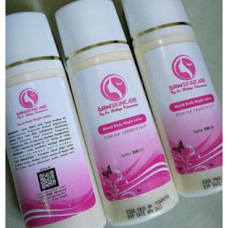 Handbody Lotion Pemutih Badan Kulit Ampuh Permanen Aman BPOM