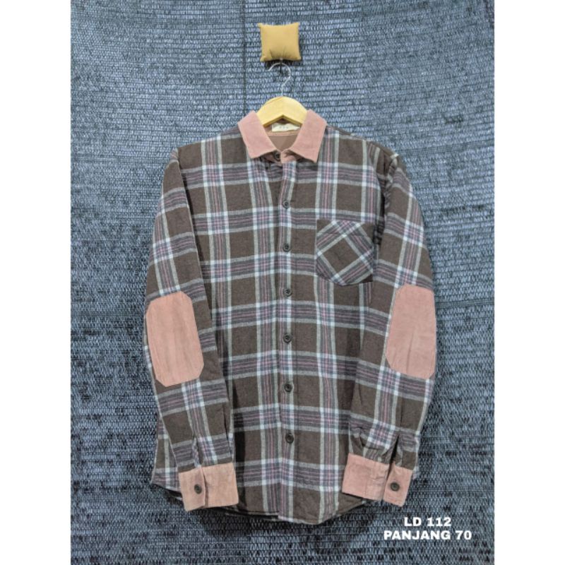 kemaja flanel second no brand