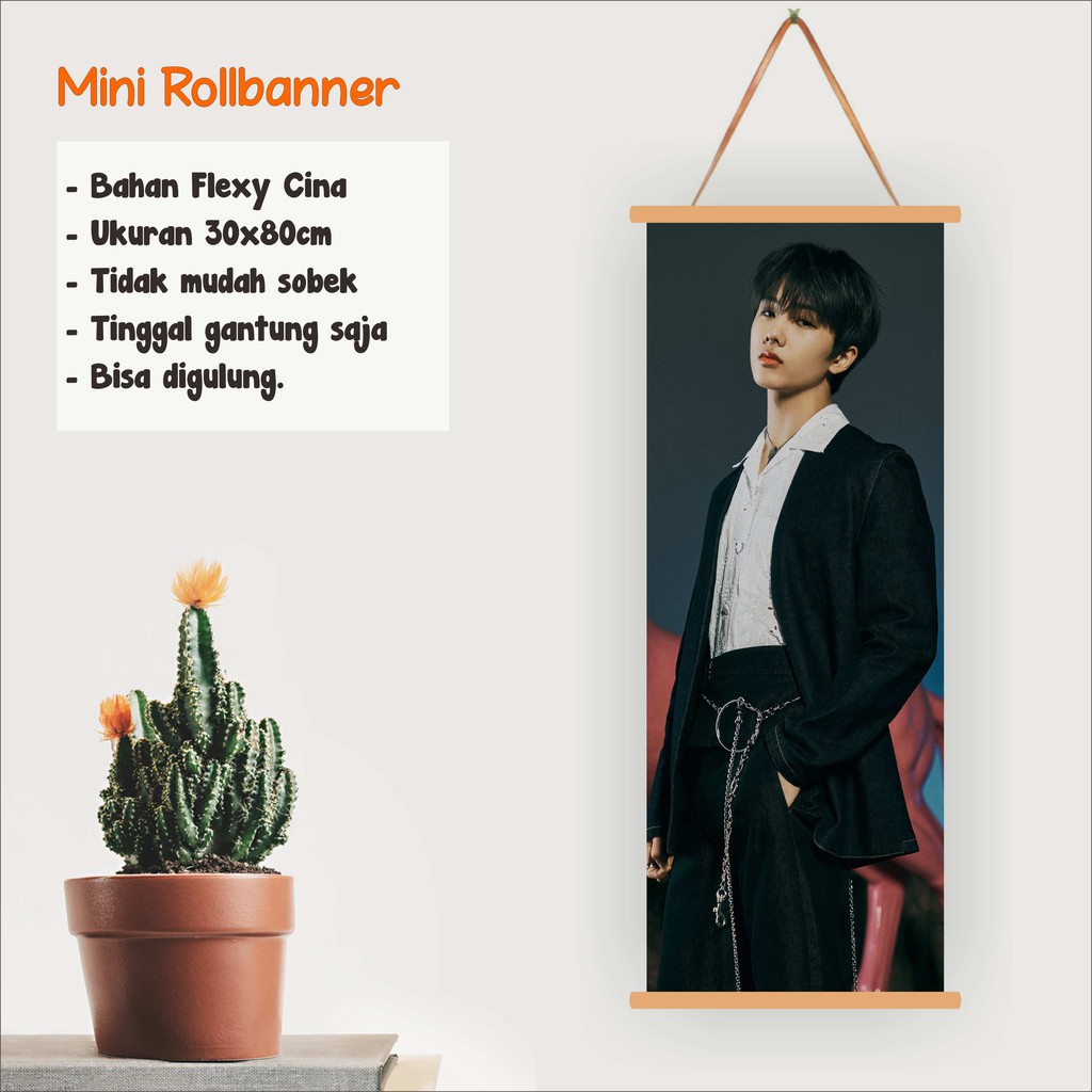 Jisung Mini Roll Banner