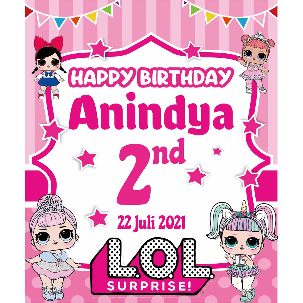 Tas Ultah Mika Full 25 x 18 x 23-LOL