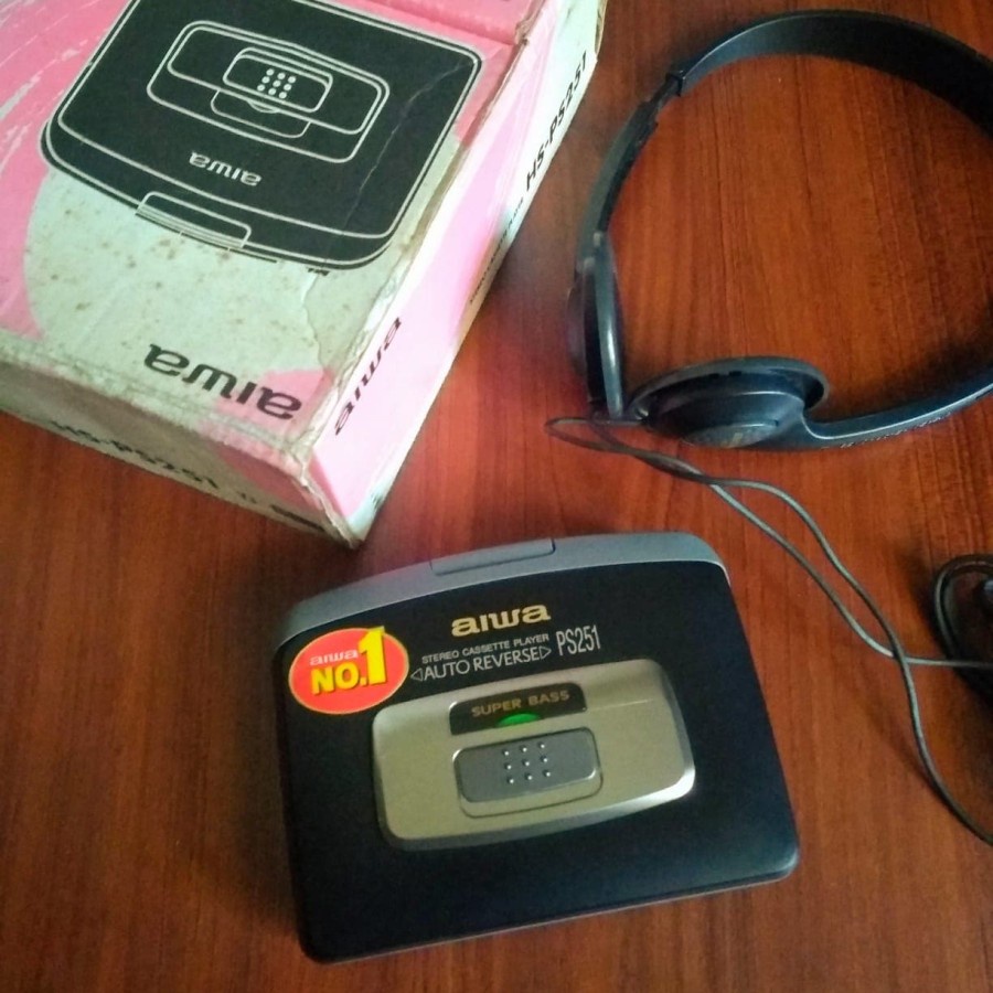 walkman kaset aiwa hs-ps251 nos
