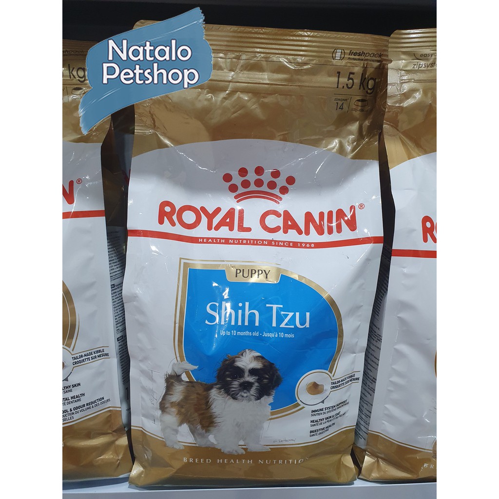 Royal Canin Shih Tzu Puppy 1.5KG / Junior Dog Food/Makanan Anjing Ras/Murah/Rambut Panjang