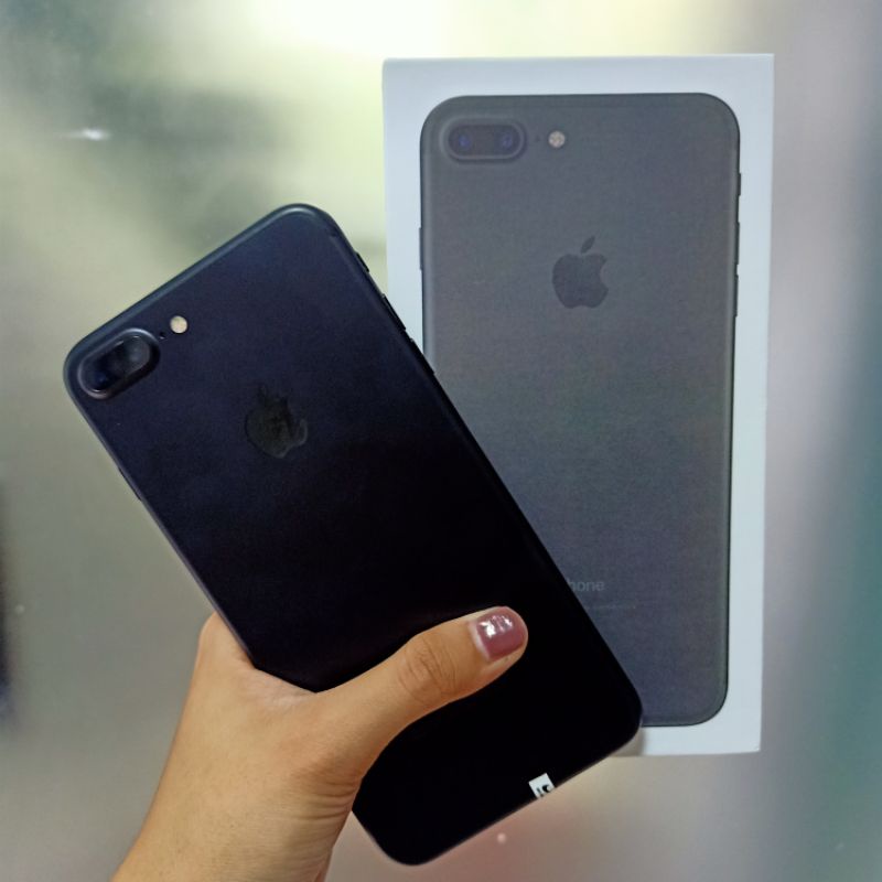 IPHONE 7+ 128GB INTER BH 91% SUPER ISTIMEWA MULUS NO MINUS FULLSET GARANSI JAMINAN IMEI