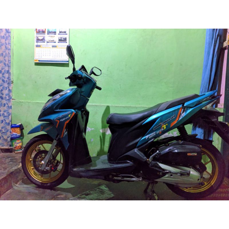 Striping transparan Vario old 125 bohlam livery bus STJ 002