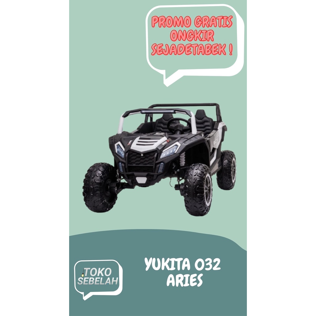 Mainan Anak Mobil Aki ARIES - YUKITA 032 - Merah