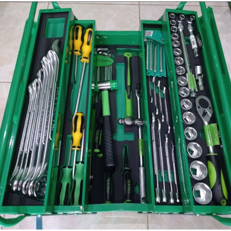 tool box set tekiro 66 pcs/mekanik tool set 66 pcs/mechanic tool set 66 pcs/kotak perkakas set 66 pc