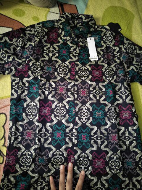 Brotherrocks Kemeja Batik Pria Torpedo Hitam
