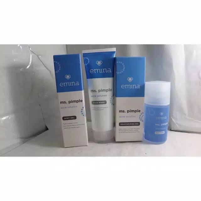 Emina paket komplit Ms Pimple Acne Solution 4pc