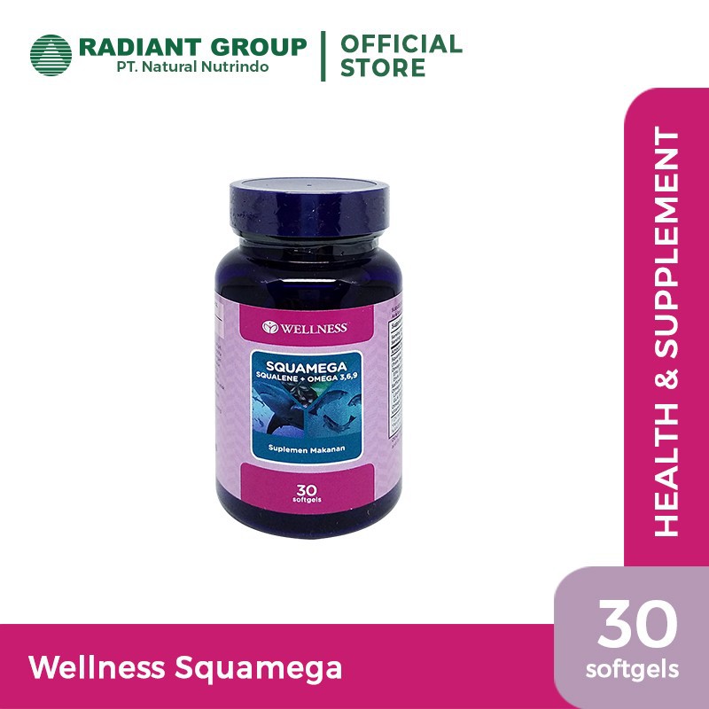 Wellness Squamega Squalene Dan Omega 369 - 30 Softgels