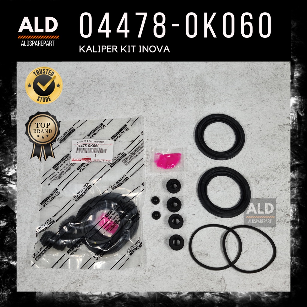 Caliper Kit Karet Seal Rem Cakram Innova Bensin Diesel (04478-0K060)
