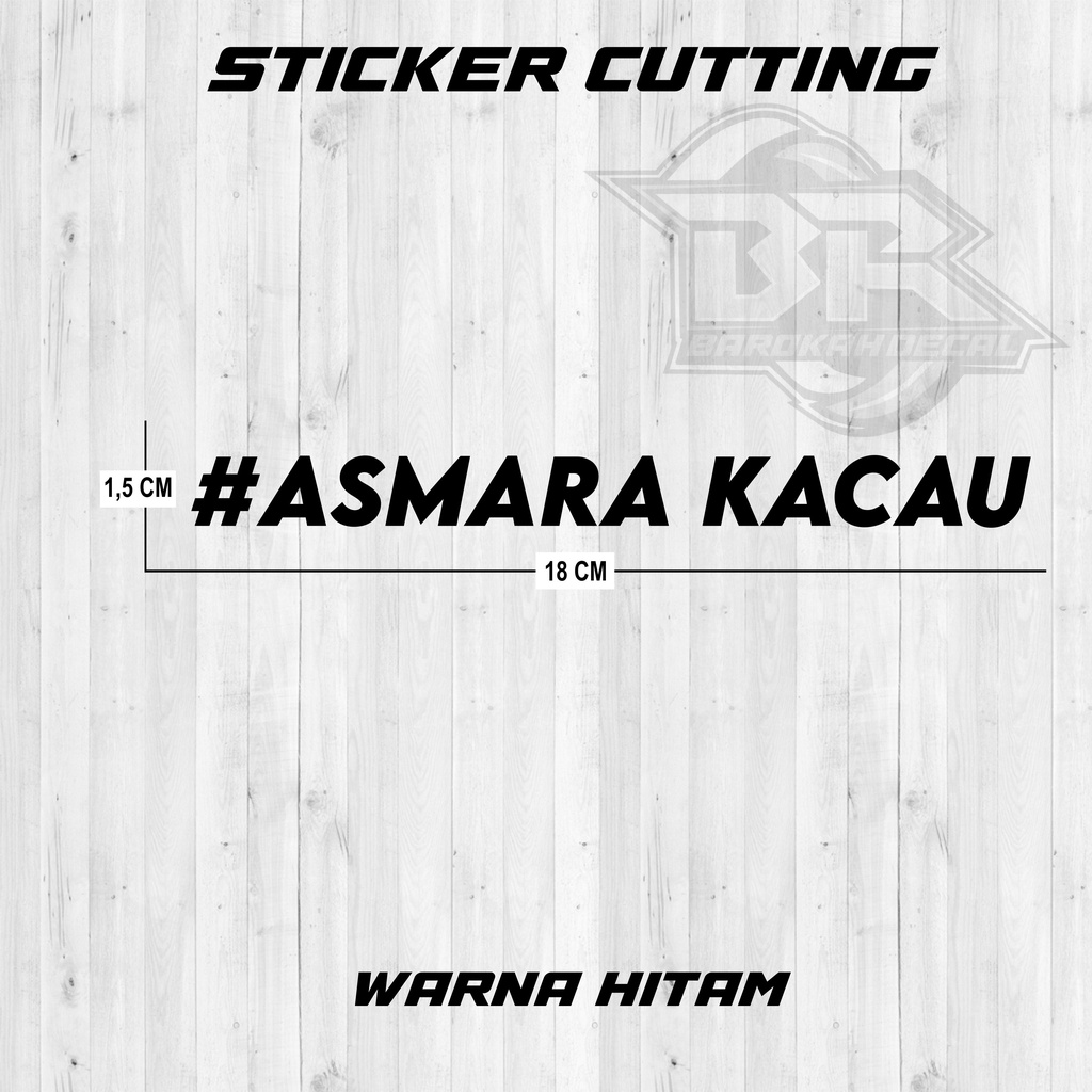 Sticker Racing Motor Sticker Cutting Asmara k