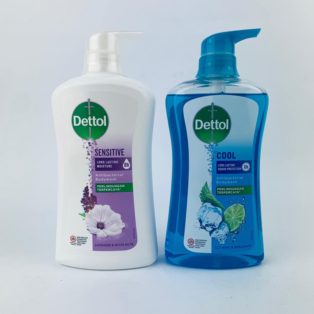 Dettol / Sabun mandi / Sensitive / Cool / 625ml