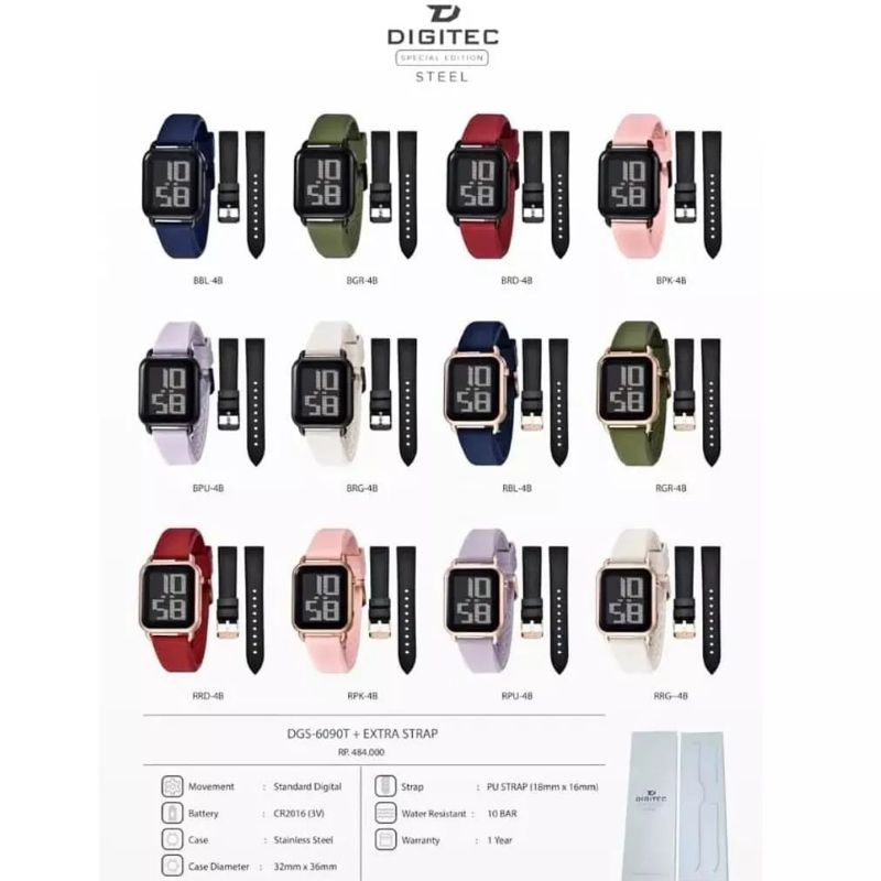 Jam Tangan Digitec 6090 Original