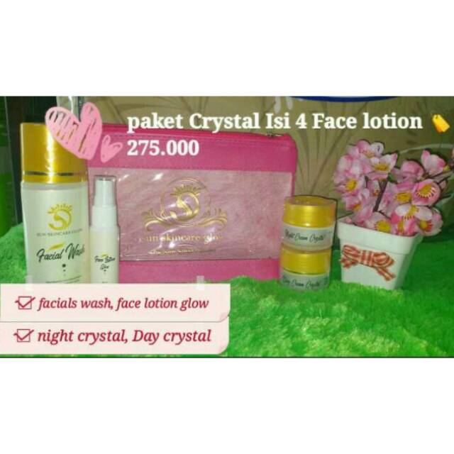 SS GLOW Series Crystal Isi 4 Facelotion || Sun Skincare Glow