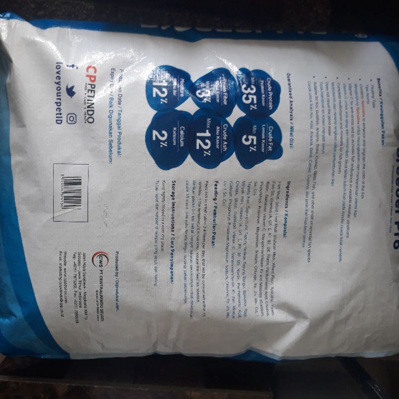 Breeder Pro Repack kemasan 350gram,500gram&amp;1kg, Pakan/Makanan ikan