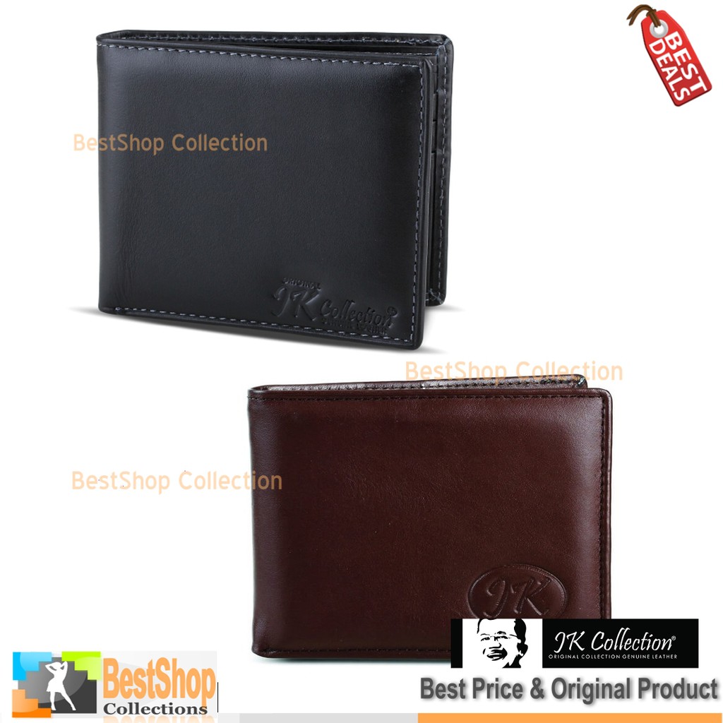 DOMPET KULIT PRIA JK COLLECTION HITAM/COKLAT