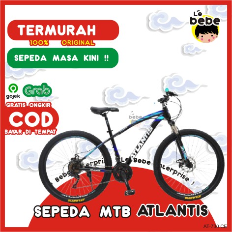 Sepeda Lipat Folding Bike MTB 27.5 Atlantis. AT 730CE Sepeda Gunung Road Bike Sepeda Artis SNI ORI