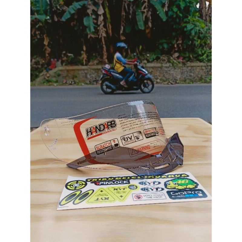 Flat  kyt k2rider + spoiler kyt k2rider bonus stiker visor