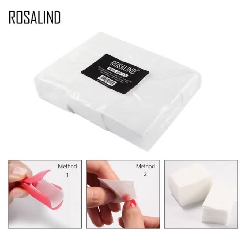 Kapas Nail Art ROSALIND / Nail Art Wipes / Kapas Tanpa Serat /Kapas Untuk Menghapus Kutek Gel Polish