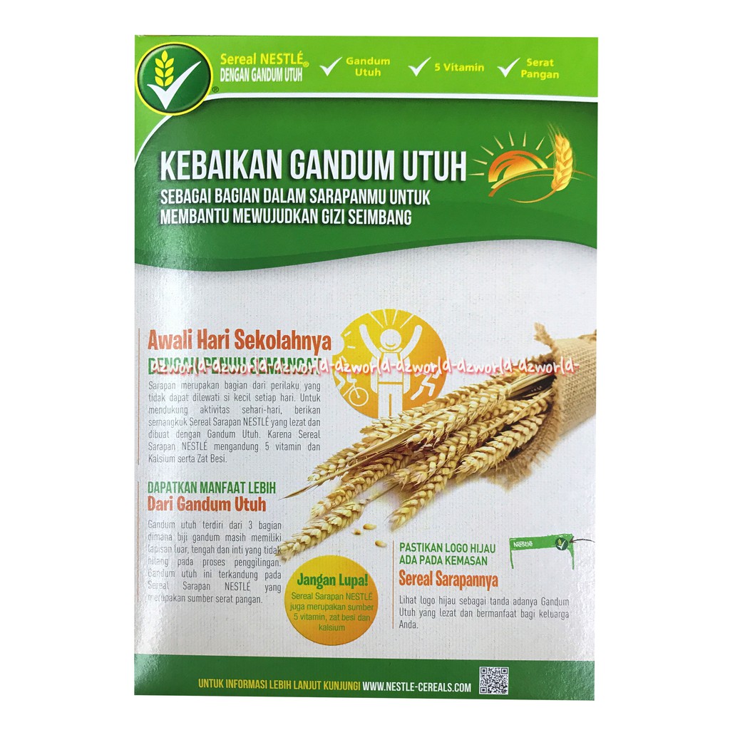 Nestle Koko Krunch Duo Sereal Dengan Gandum Utuh Sumber Vitamin &amp; Serat Pangan 330gr