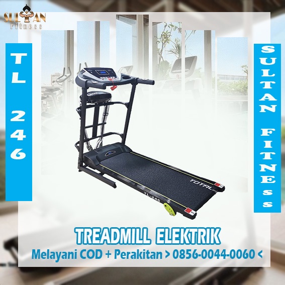 Jual Alat Fitness Rumahan Alat Olahraga Lari Treadmill Elektrik Low Watt Tl Bisa Cod