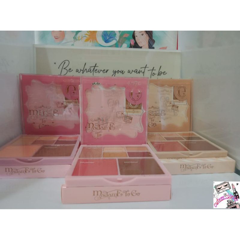 ☃️Cutezz_Ching1☃️Madame Gie Madame To Go Make Up Kit 19g - Makeup Kit