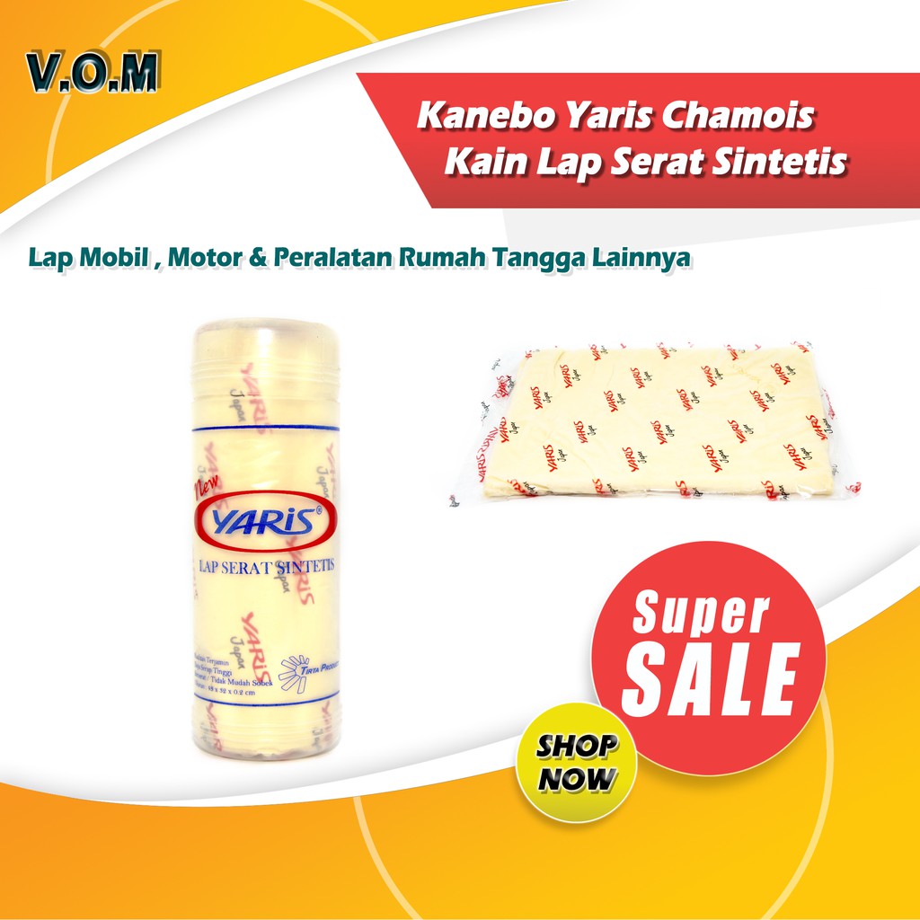 VOM Kanebo Yaris Chamois / Kain Lap Serat Sintetis - 0123