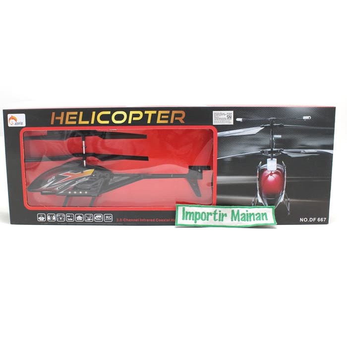 Drone Minion - Box Drone Mini - Helikopter Rc Rc Heli Df667 3.5Ch Rc Helikopter Dolfin 667 3.5
