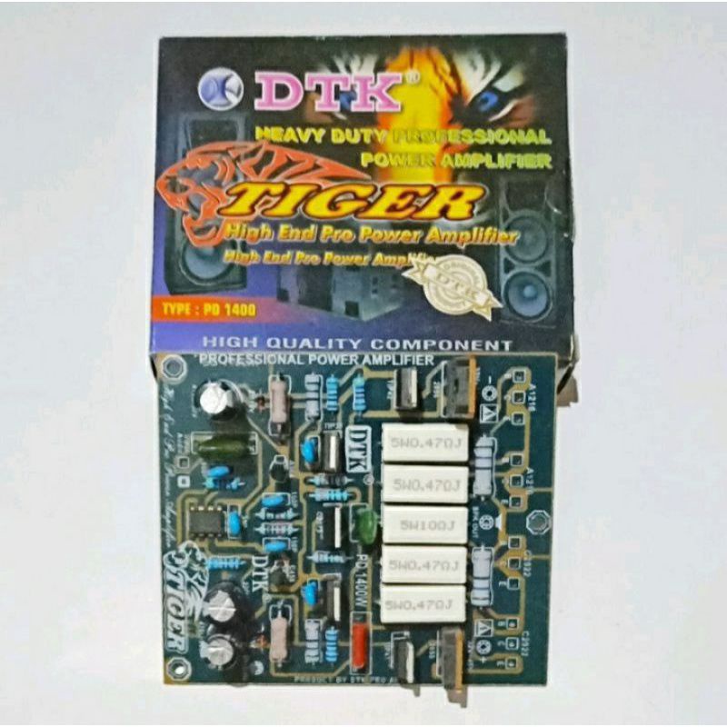 kit profesional power amplifier 1400w mono Tiger DTK
