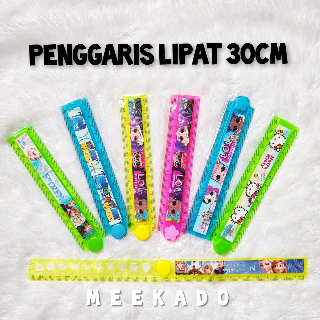 

Penggaris Karakter 30cm warna warni