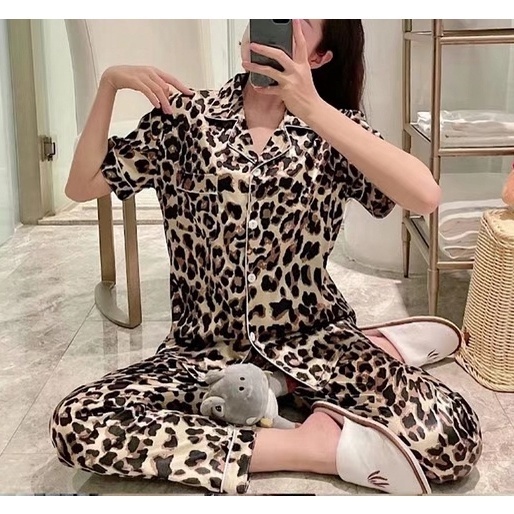 PIYAMA BAJU TIDUR SATIN PP CP IMPORT WANITA MURAH KEKINIAN-FK 05