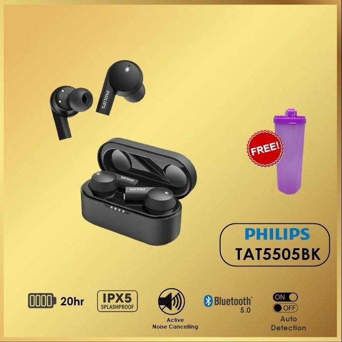 Philips TAT5505BK In-ear true wireless earphone / TAT 5505 / TAT5505