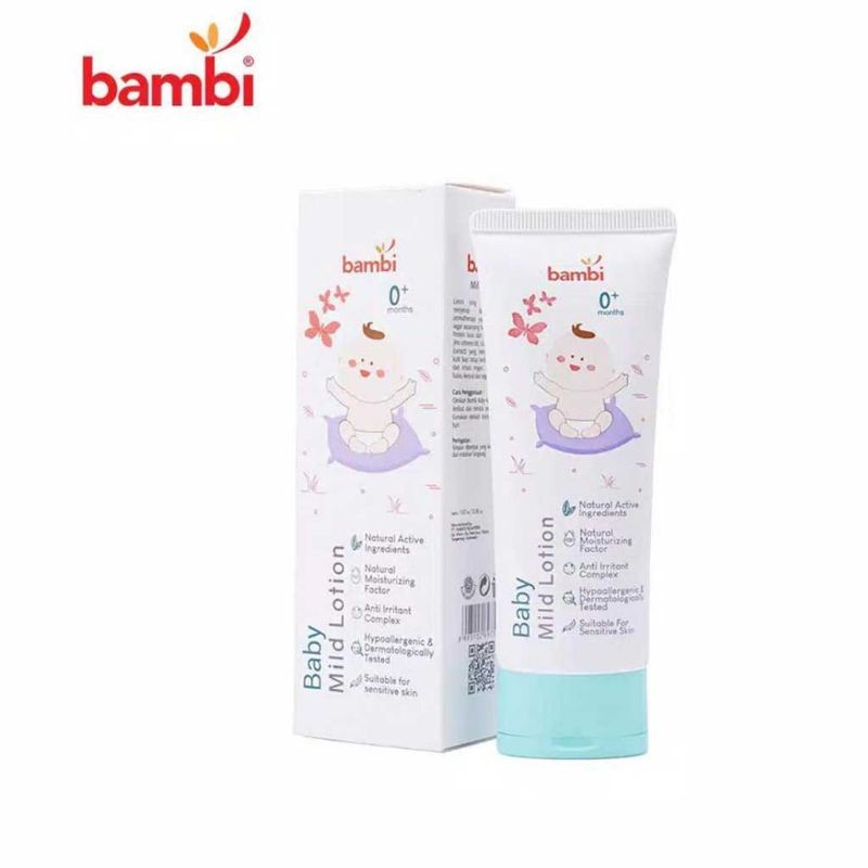 bambi baby mild lotion 100ml (tube)