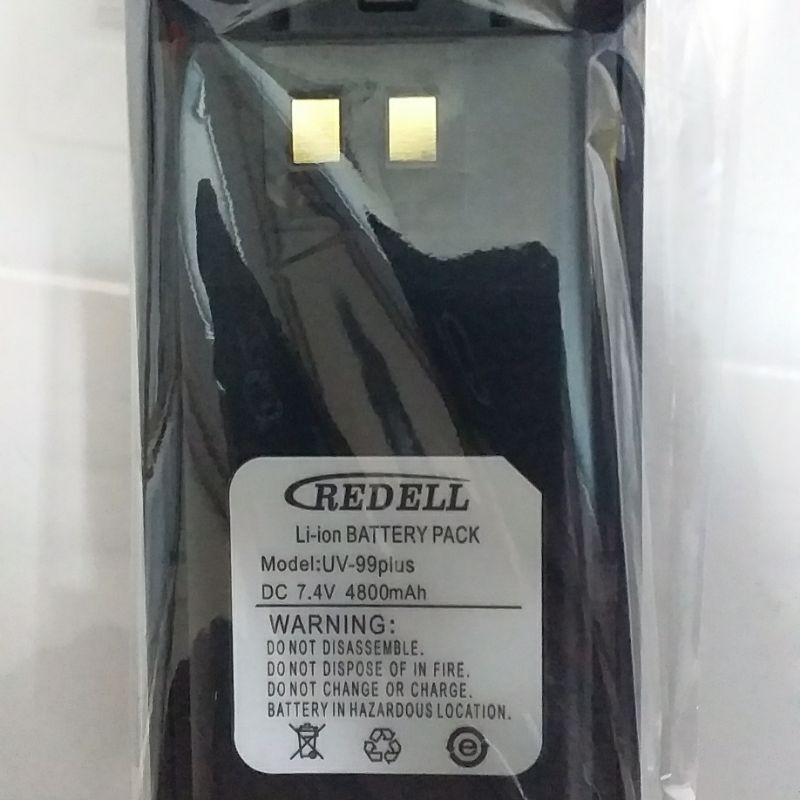 Batre ht redel redell uv99 plus original