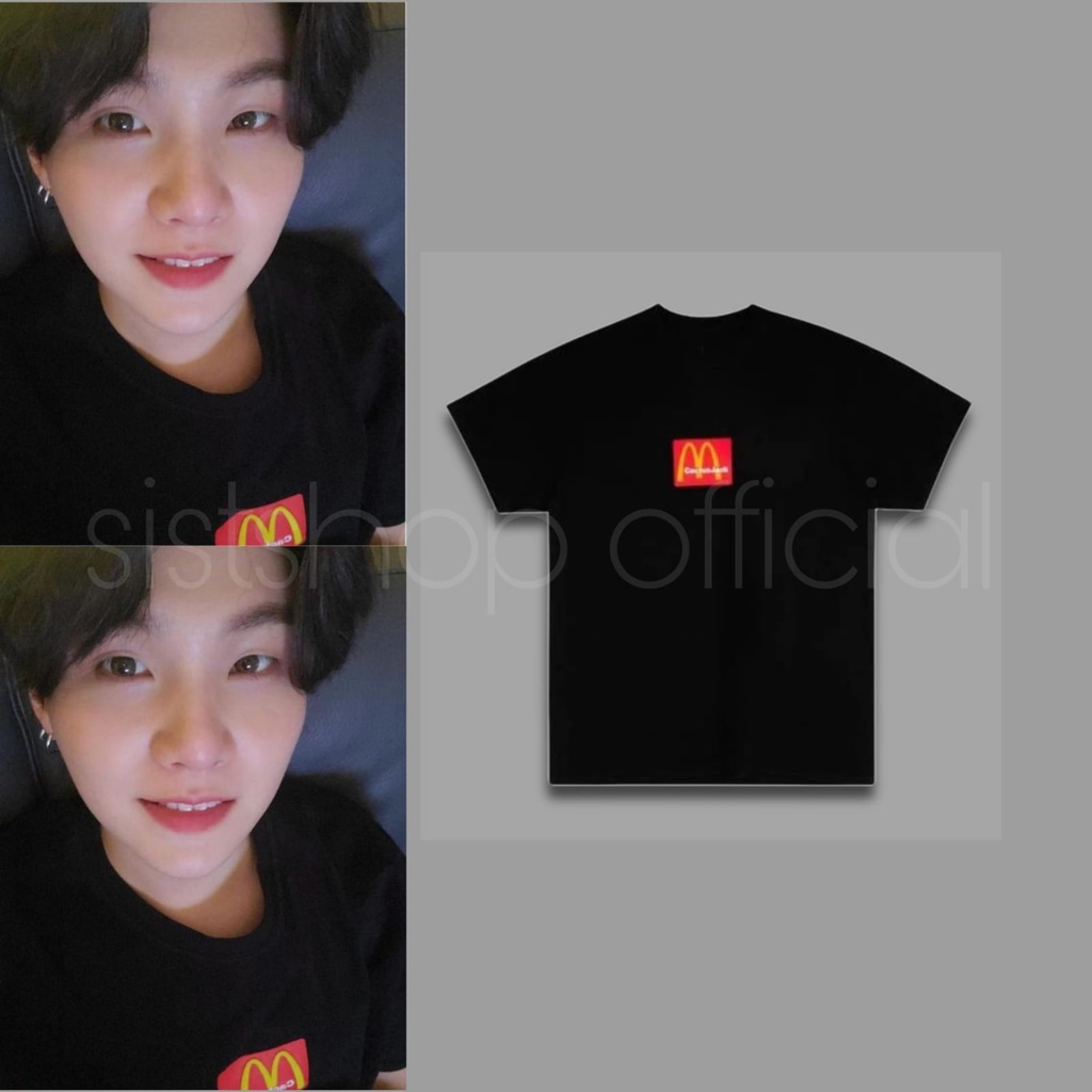 Kaos T-shirt BTS Suga Logo MCD
