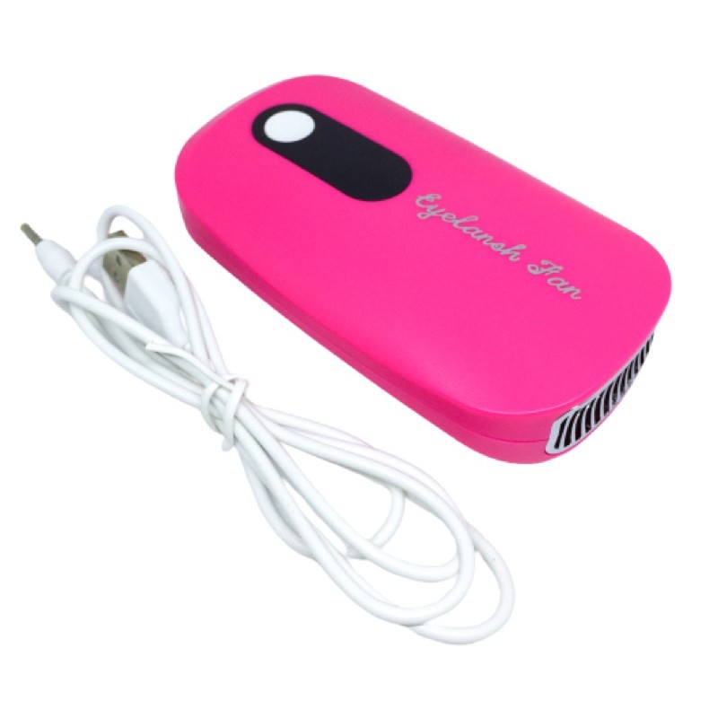 Mini Air Conditioning Automatic Fan/Blower Kipas Eyelash Angin Otomatis Automatic Warna Pink