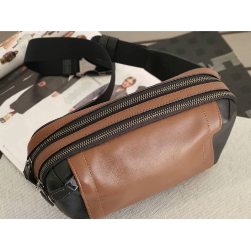 COACH GRAHAM UTILITY PACK BROWN WAIST BELT BAG