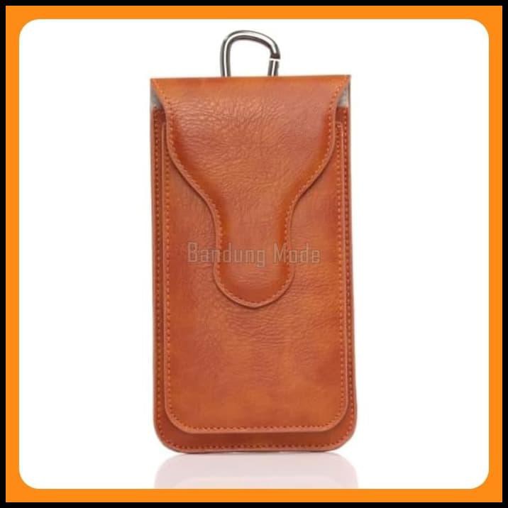 Flip Cover Handphone Dompet Hp Kulit Asli 5 Inch Sarung Handphone Kulit 5 5 Inch Tas Hp