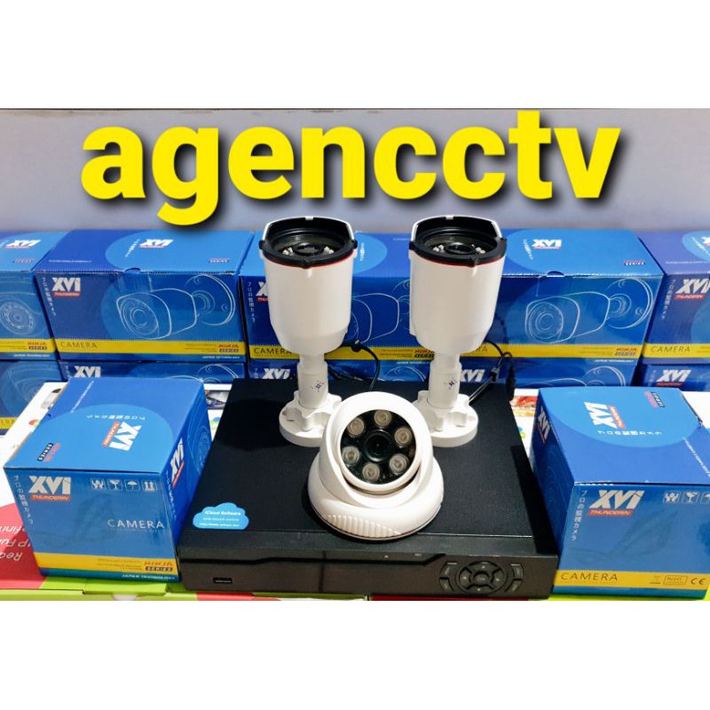 paket cctv 3chanel 5mp turbo hd lengkap siap pasang