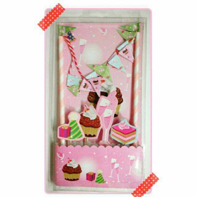 

Topper kue ulang tahun Cake happy birthday
